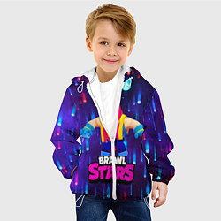 Куртка с капюшоном детская GROM BRAWL STARS ГРОМ БРАВЛ СТАРС, цвет: 3D-белый — фото 2