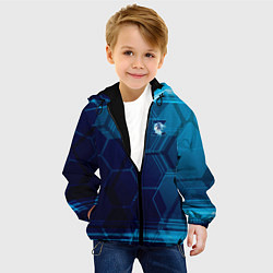 Куртка с капюшоном детская Z - Гордость Питера, цвет: 3D-черный — фото 2