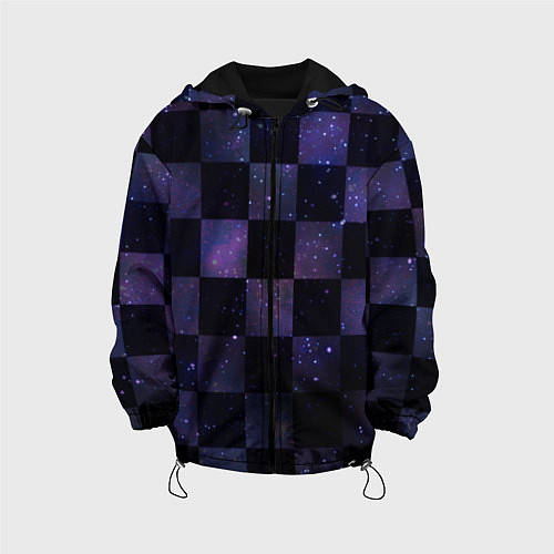 Детская куртка Space Neon Chessboard / 3D-Черный – фото 1