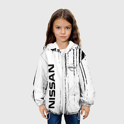 Куртка с капюшоном детская Nissan ниссан,, цвет: 3D-белый — фото 2