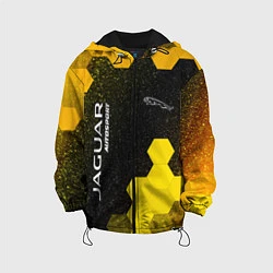 Куртка с капюшоном детская JAGUAR Autosport Графика, цвет: 3D-черный