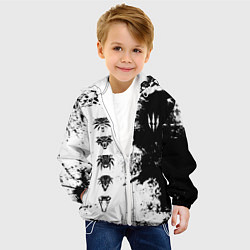 Куртка с капюшоном детская ШКОЛЫ И ЗНАКИ ВЕДЬМАКОВ, цвет: 3D-белый — фото 2