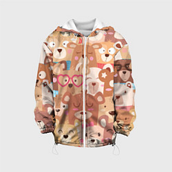 Детская куртка Bears texture