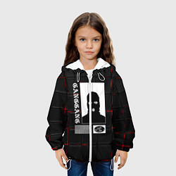 Куртка с капюшоном детская GANGSTER ГАНГСТЕР, цвет: 3D-белый — фото 2