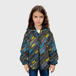 Куртка с капюшоном детская SPEED DRIVE, цвет: 3D-черный — фото 2