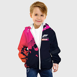 Куртка с капюшоном детская Форза Хорайзен 5 Forza Horizon 5, цвет: 3D-белый — фото 2