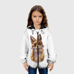 Куртка с капюшоном детская Fox with a garland, цвет: 3D-черный — фото 2