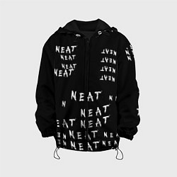 Куртка с капюшоном детская NEAT Граффити, цвет: 3D-черный
