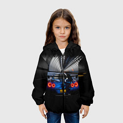 Куртка с капюшоном детская Форза Хорайзен Гонки Forza GTR Nissan, цвет: 3D-черный — фото 2