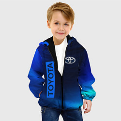 Куртка с капюшоном детская TOYOTA - Космос, цвет: 3D-черный — фото 2
