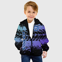 Куртка с капюшоном детская VOLVO авто вольва, цвет: 3D-черный — фото 2