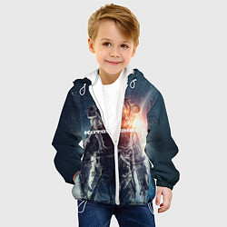 Куртка с капюшоном детская Котосмонафт, цвет: 3D-белый — фото 2