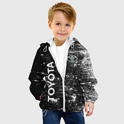 Куртка с капюшоном детская Toyota - Grunge, цвет: 3D-белый — фото 2