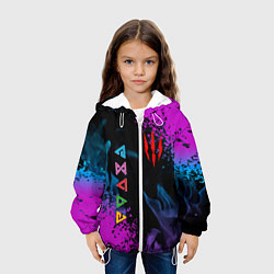 Куртка с капюшоном детская The Witcher ГЕЙМЕРАМ ИГРА, цвет: 3D-белый — фото 2
