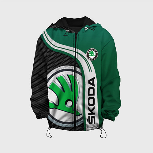 Детская куртка SKODA AUTO ШКОДА АВТО / 3D-Черный – фото 1
