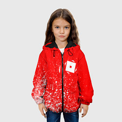 Куртка с капюшоном детская РОБЛОКС Арт, цвет: 3D-черный — фото 2