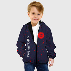 Куртка с капюшоном детская THE WITCHER Брызги, цвет: 3D-черный — фото 2