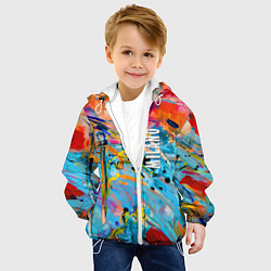 Куртка с капюшоном детская Vanguard fashion pattern Milano, цвет: 3D-белый — фото 2