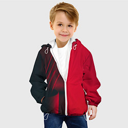 Куртка с капюшоном детская Красное виденье, цвет: 3D-белый — фото 2