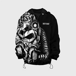Куртка с капюшоном детская Power ArmorFallout, цвет: 3D-черный