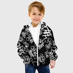 Куртка с капюшоном детская JINX PATTERN ДЖИНКС, цвет: 3D-белый — фото 2