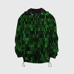 Куртка с капюшоном детская Бинарный Код Binary Code, цвет: 3D-черный