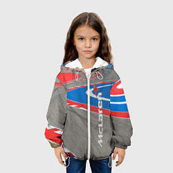Куртка с капюшоном детская McLaren Racing Route, цвет: 3D-белый — фото 2
