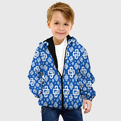 Куртка с капюшоном детская Blue Pattern Dope Camo Dope Street Market, цвет: 3D-черный — фото 2