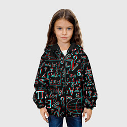 Куртка с капюшоном детская ФОРМУЛЫ ГЛИТЧ GLITCH, цвет: 3D-черный — фото 2