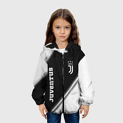 Куртка с капюшоном детская ЮВЕНТУС Juventus Краска, цвет: 3D-черный — фото 2