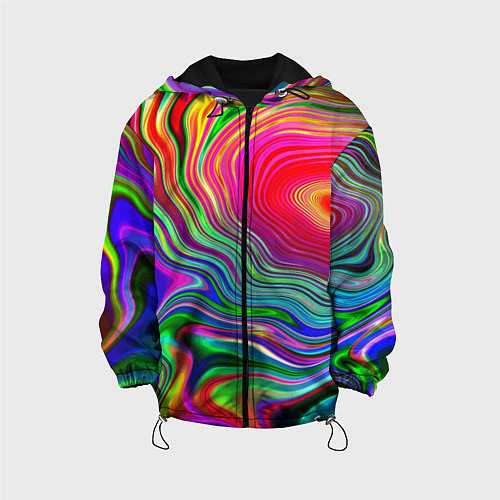 Детская куртка Expressive pattern Neon / 3D-Черный – фото 1