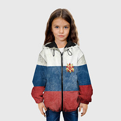 Куртка с капюшоном детская Отечество!, цвет: 3D-черный — фото 2
