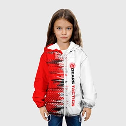 Куртка с капюшоном детская GEARS TACTICS texture, цвет: 3D-белый — фото 2