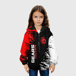 Куртка с капюшоном детская Gears tactics gears of war, цвет: 3D-черный — фото 2