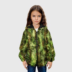 Куртка с капюшоном детская Пиксельный камуфляж Шерхан Лес, цвет: 3D-черный — фото 2
