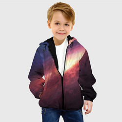 Куртка с капюшоном детская Рождение звезды, цвет: 3D-черный — фото 2