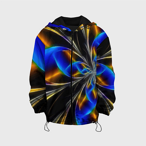 Детская куртка Neon vanguard pattern Fashion 2023 / 3D-Черный – фото 1