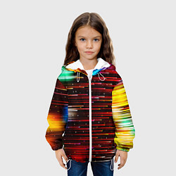 Куртка с капюшоном детская ЛУЧЕВОЙ ПОТОК, цвет: 3D-белый — фото 2
