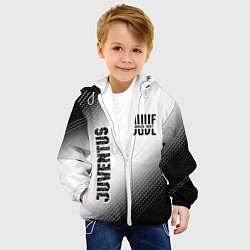 Куртка с капюшоном детская JUVENTUS Juventus Градиент, цвет: 3D-белый — фото 2