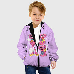 Куртка с капюшоном детская РАЗНАЯ КИССИ МИССИ KISSY MISSY, цвет: 3D-черный — фото 2