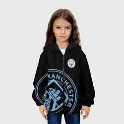 Куртка с капюшоном детская MANCHESTER CITY МАНЧЕСТЕР СИТИ, цвет: 3D-черный — фото 2