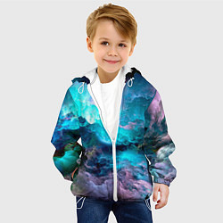 Куртка с капюшоном детская МОРСКОЙ ШТОРМ, цвет: 3D-белый — фото 2
