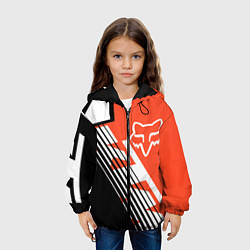 Куртка с капюшоном детская FOX X KTM Сollaboration, цвет: 3D-черный — фото 2