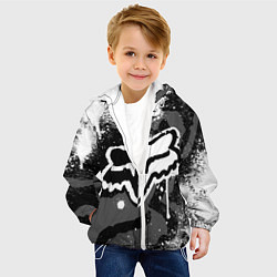 Куртка с капюшоном детская FOX RACING - МОТОКРОСС БРЫЗГИ, цвет: 3D-белый — фото 2