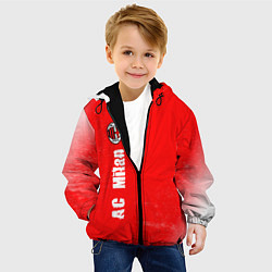 Куртка с капюшоном детская AC MILAN AC Milan Графика, цвет: 3D-черный — фото 2