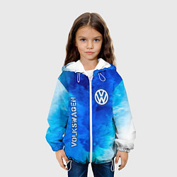 Куртка с капюшоном детская VOLKSWAGEN Volkswagen Пламя, цвет: 3D-белый — фото 2