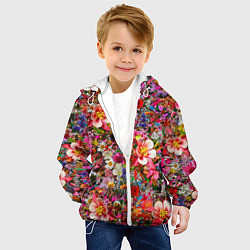 Куртка с капюшоном детская САД В ЦВЕТУ, цвет: 3D-белый — фото 2