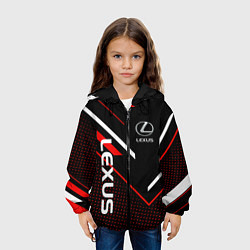 Куртка с капюшоном детская LEXUS ЛЕКСУС СОВРЕМЕННЫЙ, цвет: 3D-черный — фото 2