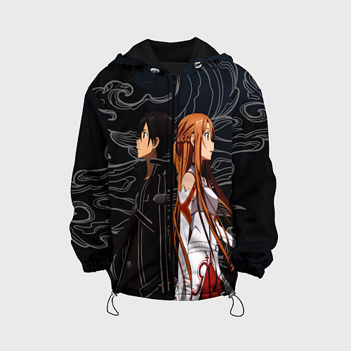 Детская куртка Кирито и Асуна - Sword Art Online / 3D-Черный – фото 1