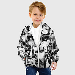 Куртка с капюшоном детская Komi san pattern, цвет: 3D-белый — фото 2